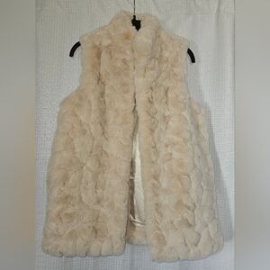 Rachel Zoe faux fur vest size small